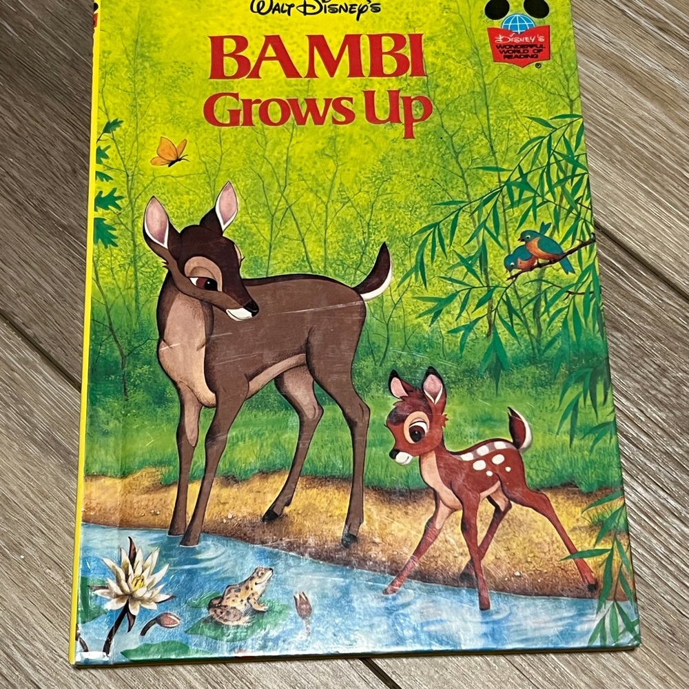 Walt Disney Bambi grows up book